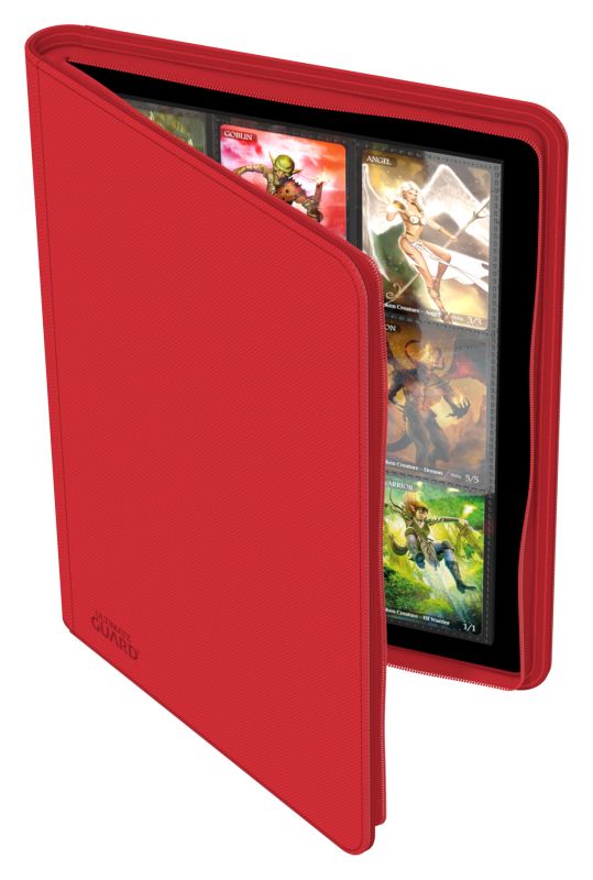 ULTIMATE GUARD ZIPFOLIO 360 RED 18-POCKET XENOSKIN