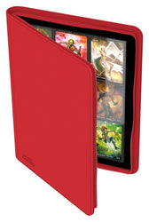 ULTIMATE GUARD ZIPFOLIO 360 RED 18-POCKET XENOSKIN