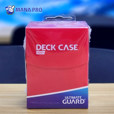 ULTIMATE GUARD RED 100+ DECK CASE