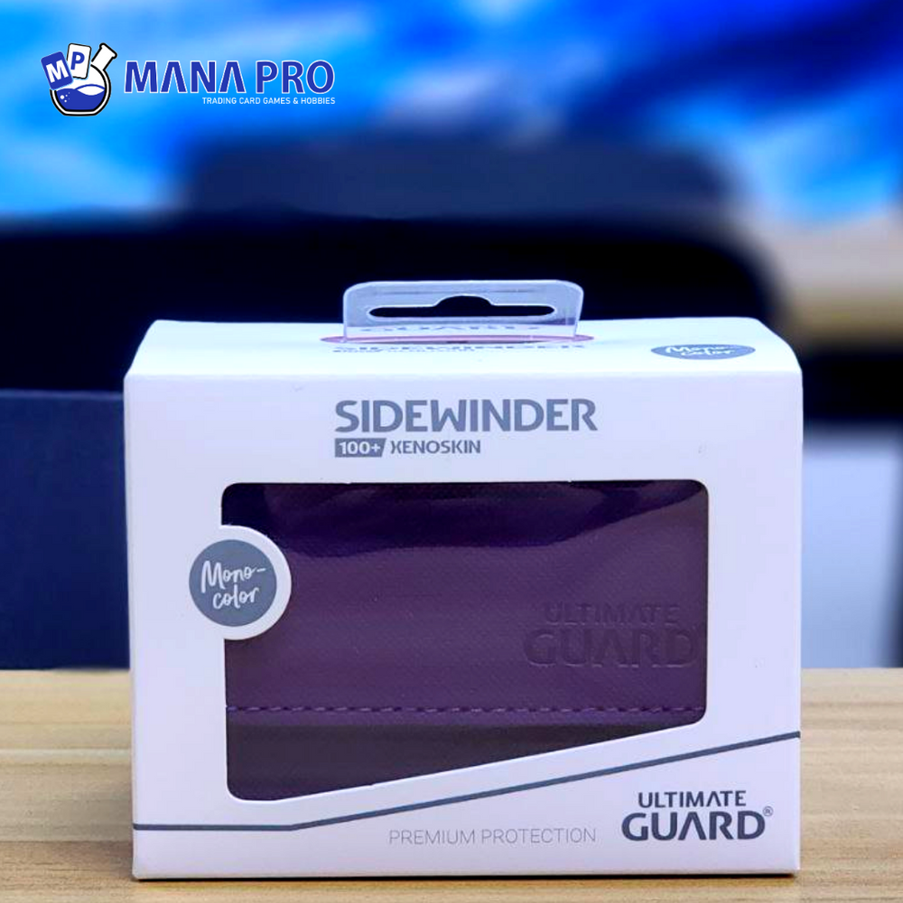 ULTIMATE GUARD 100+ SIDEWINDER XENOSKIN MONOCOLOR PURPLE CASE BOX