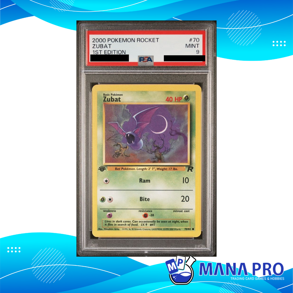 ZUBAT 1ED ROCKET 70/82 PSA 9 ENG