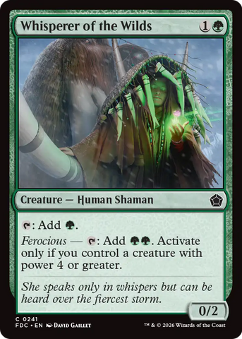 Whisperer of the Wilds [Foundations Commander]