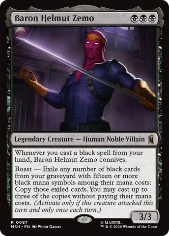 Baron Helmut Zemo [Marvel Super Heroes]
