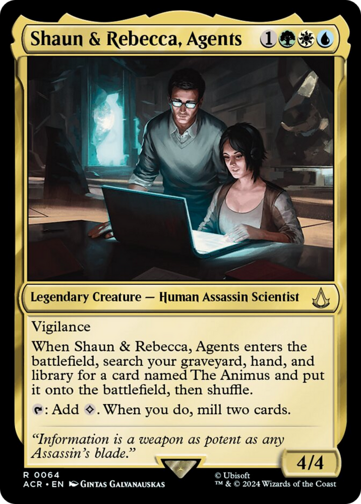 Shaun & Rebecca, Agents [Assassin's Creed]