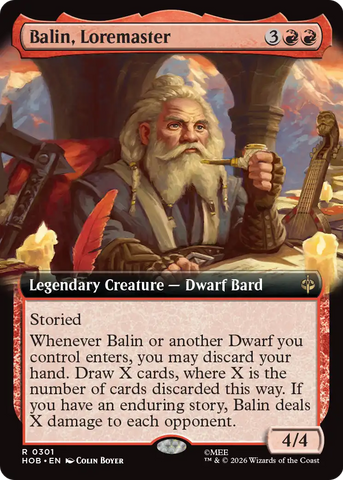 Balin, Loremaster (Extended Art) [The Hobbit]