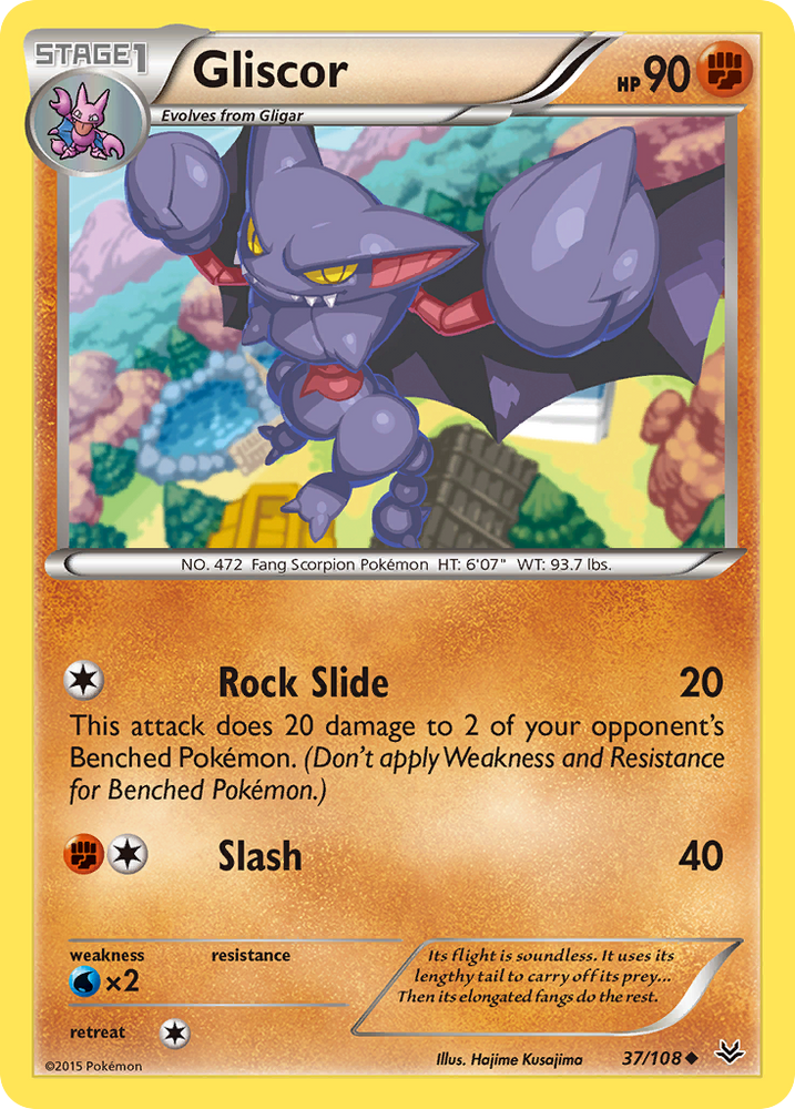 Gliscor (37/108) [XY: Roaring Skies]