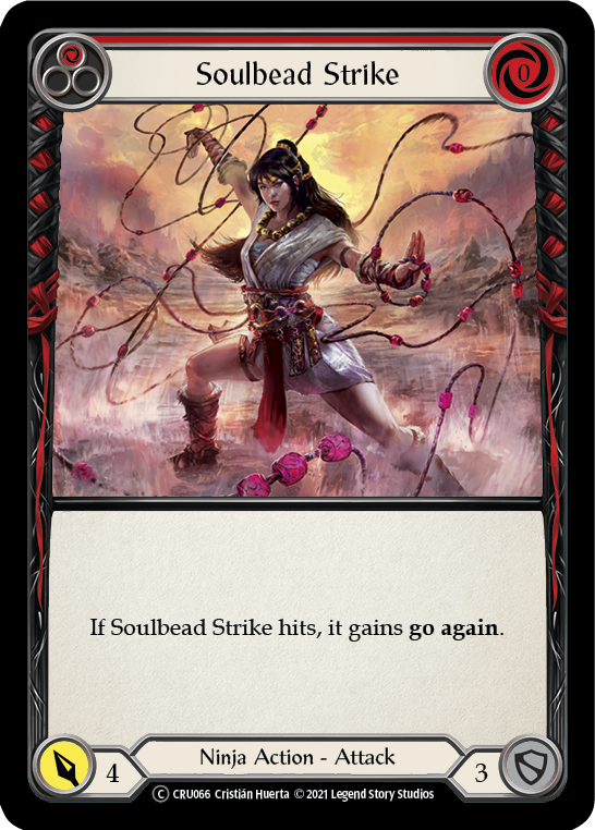 Soulbead Strike (Red) [CRU066] Unlimited Normal