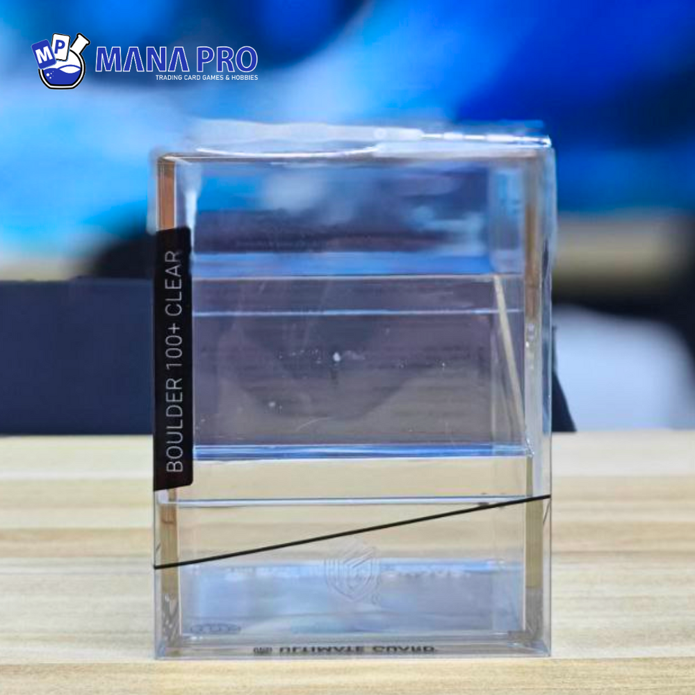 ULTIMATE GUARD BOULDER CLEAR TRANSPARENT 100+ DECK CASE