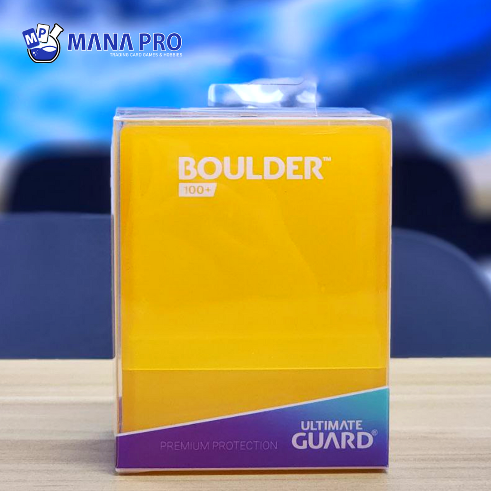 ULTIMATE GUARD BOULDER AMBER 100+ DECK CASE