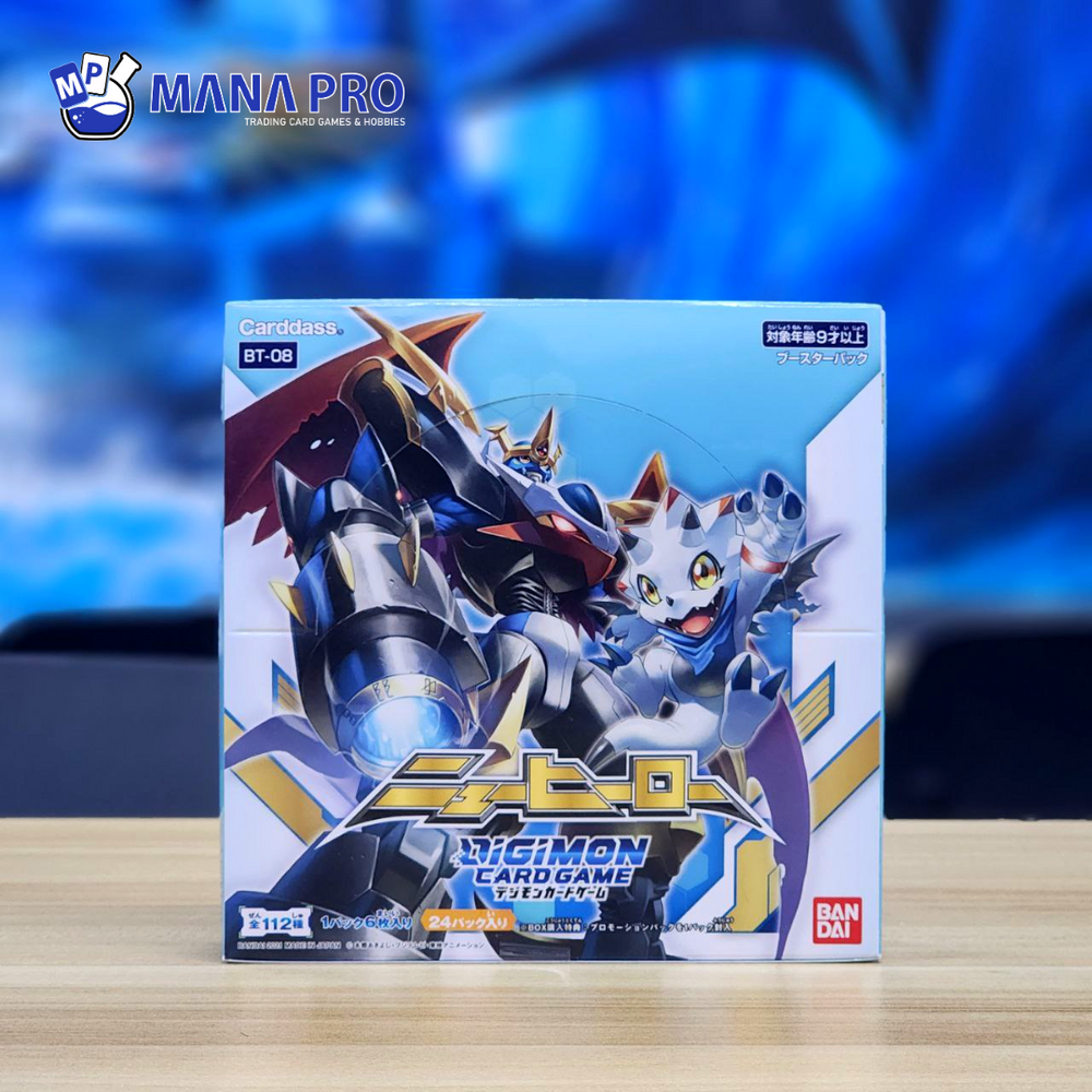 DIGIMON CARD GAME - NEW HERO BOOSTER BOX BT08 DIGIMON CARD GAME - NEW HERO BOOSTER BOX BT08