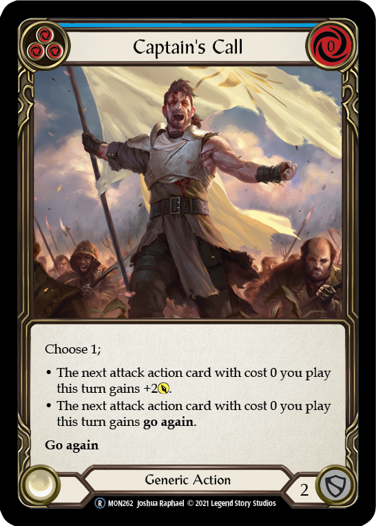 Captain's Call (Blue) [U-MON262] Unlimited Edition Normal