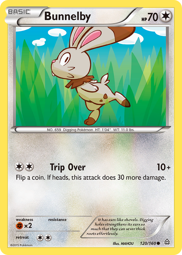 Bunnelby (120/160) [XY: Primal Clash]