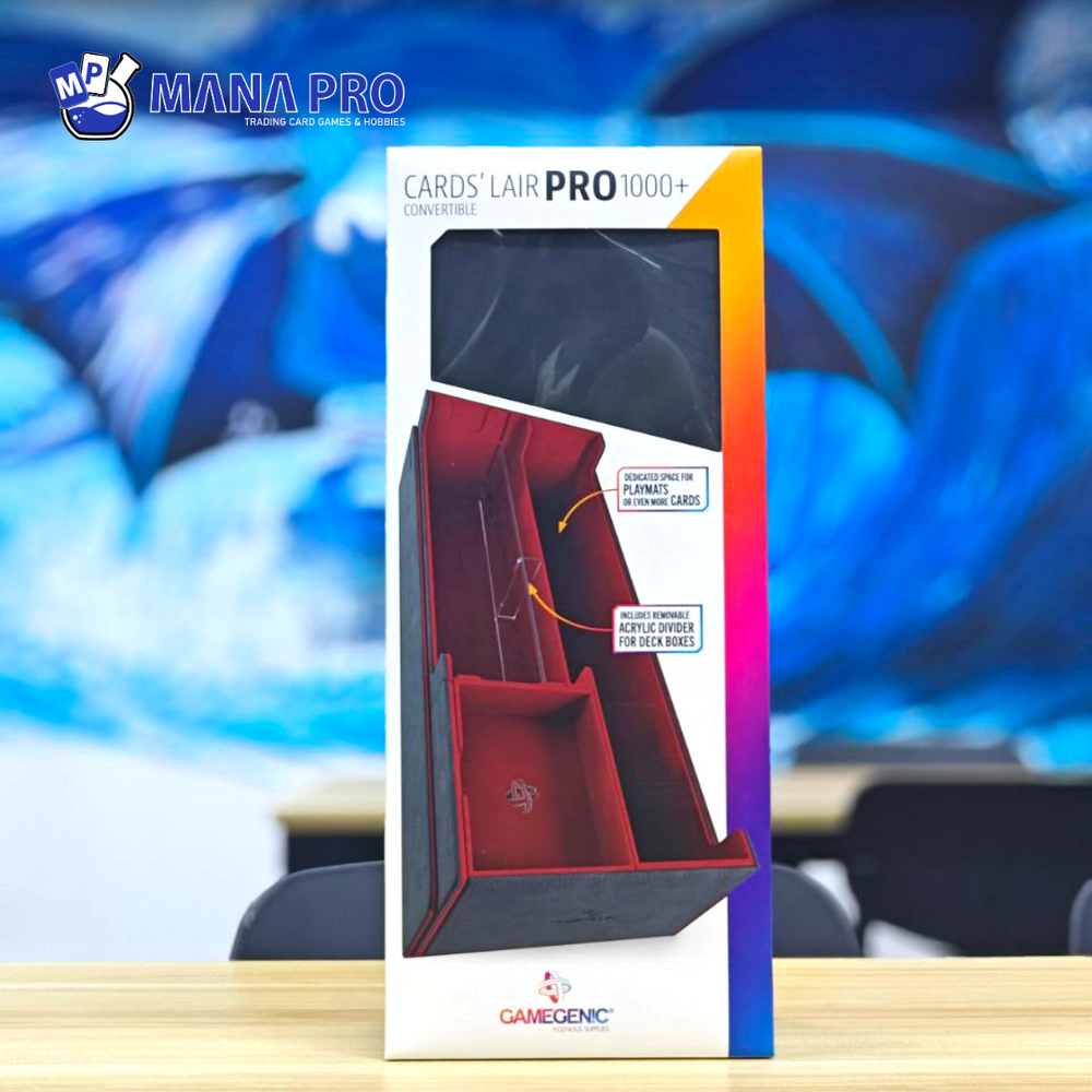 GAMEGENIC CARDS LAIR 1000+ PRO GREY & RED