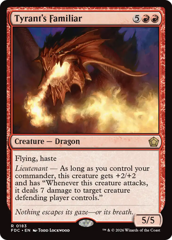 Tyrant's Familiar [Foundations Commander]