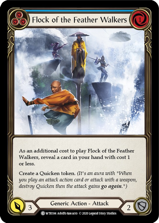 Flock of the Feather Walkers (Blue) [WTR184] Unlimited Edition Normal
