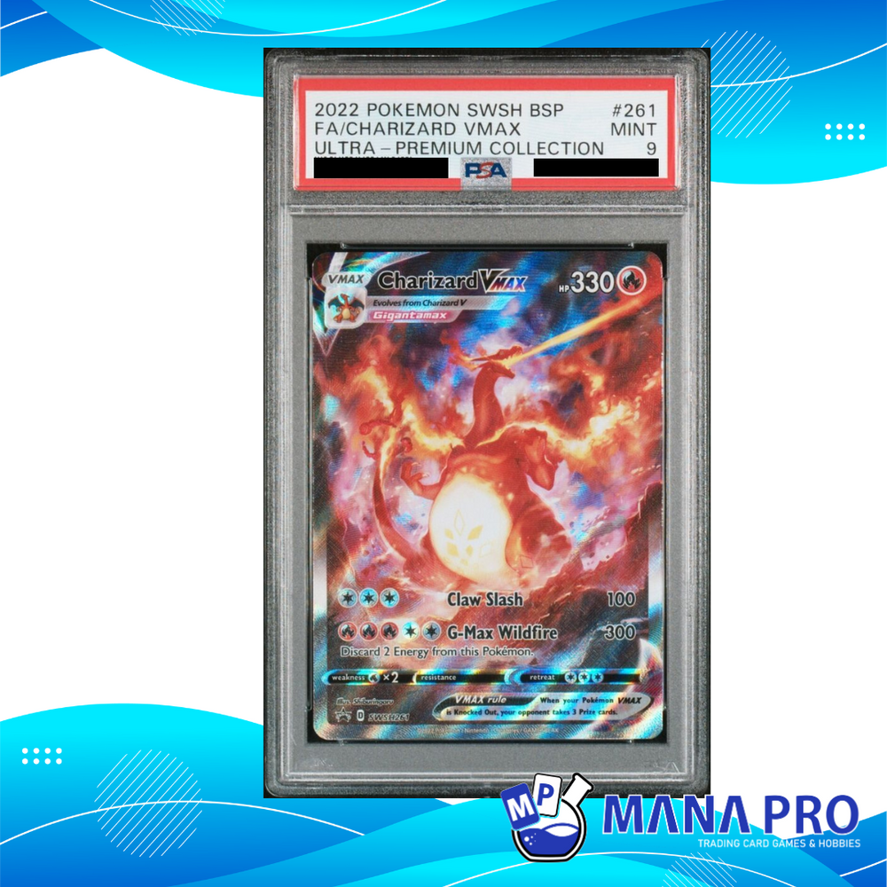 CHARIZARD VMAX SWSH 261 PSA 9 ENG