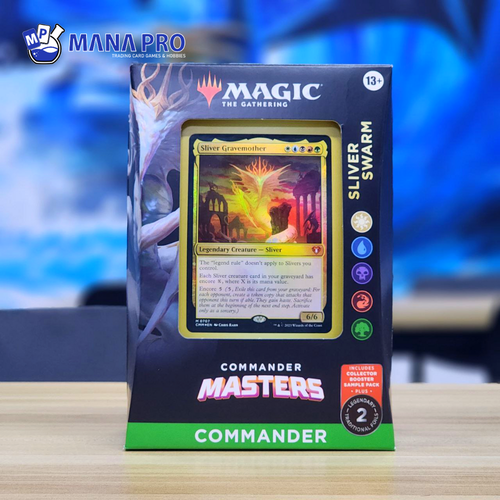 COMMANDER MASTERS SLIVER SWARM COMMANDER DECK COMMANDER MASTERS SLIVER SWARM COMMANDER DECK
