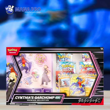CARD SLEEVES - CYNTHIA AND GARCHOMP SLEEVE (64-PACK) CARD SLEEVES - CYNTHIA AND GARCHOMP SLEEVE (64-PACK)