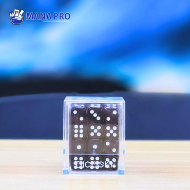 DICESKI Translucent 12mm D6 Black (36 Dice)