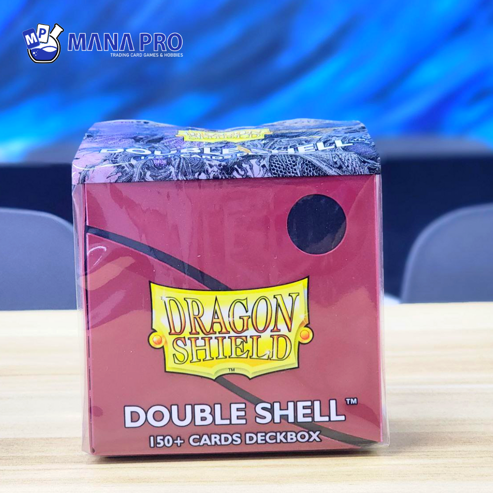 DRAGON SHIELD BLOOD RED DOUBLE SHELL BOX