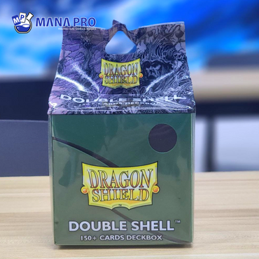 DRAGON SHIELD FOREST GREEN & BLACK DOUBLE SHELL BOX