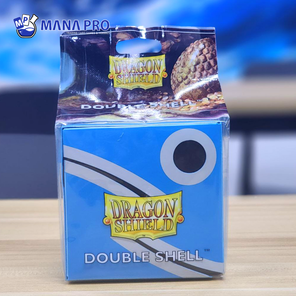 DRAGON SHIELD BLUE & BLACK DOUBLE SHELL BOX