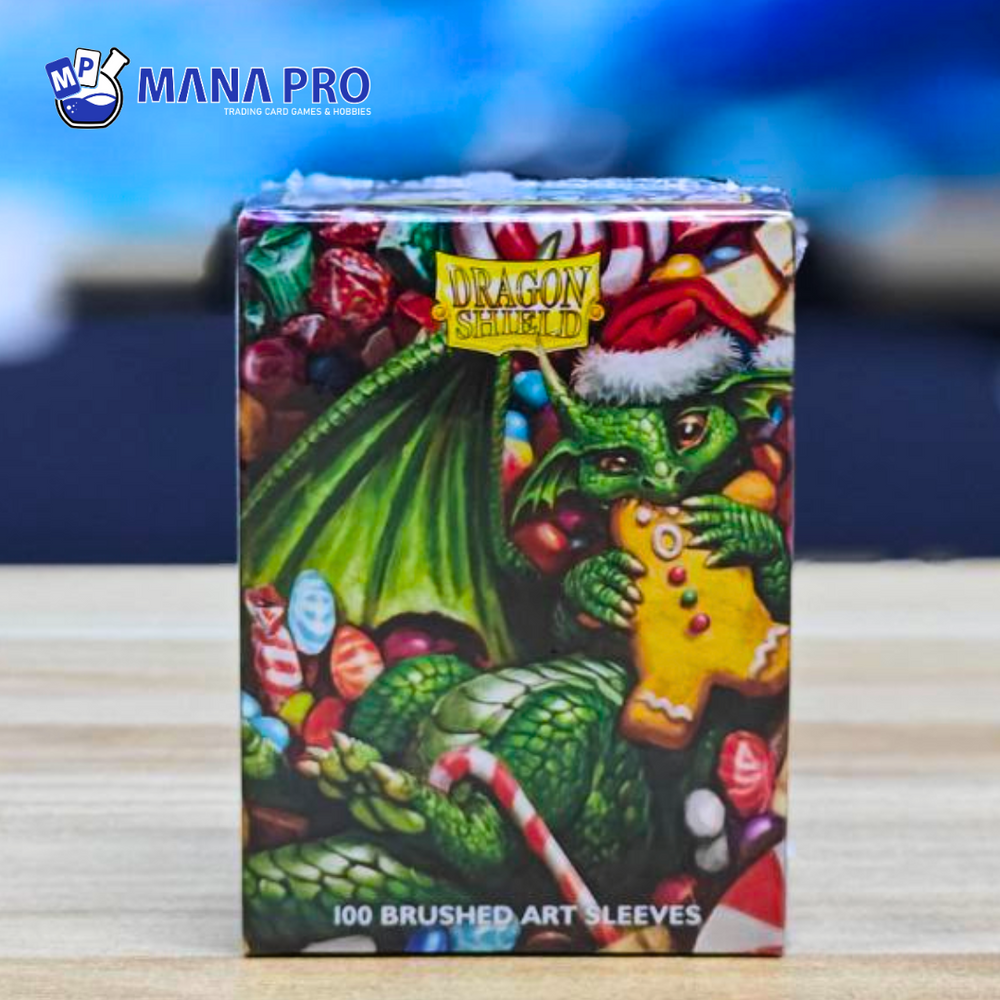 DRAGON SHIELD CHRISTMAS DRAGON 2024 SLEEVE BRUSHED ART