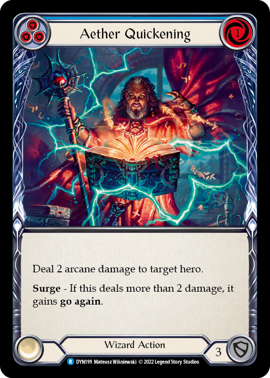 Aether Quickening (Blue) [DYN199] (Dynasty)