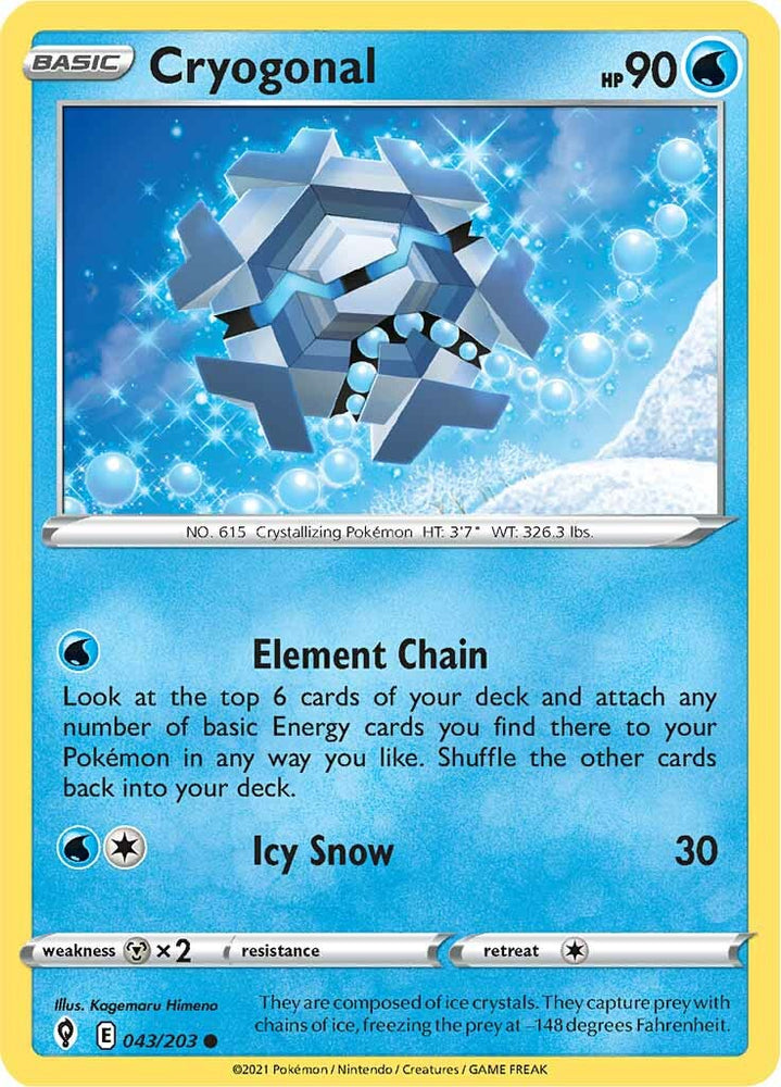 Cryogonal (043/203) [Sword & Shield: Evolving Skies]