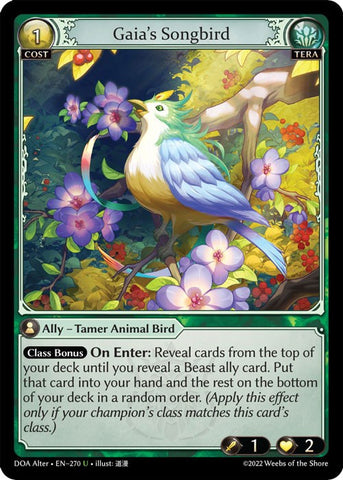 Gaia's Songbird (270) [Dawn of Ashes: Alter Edition]