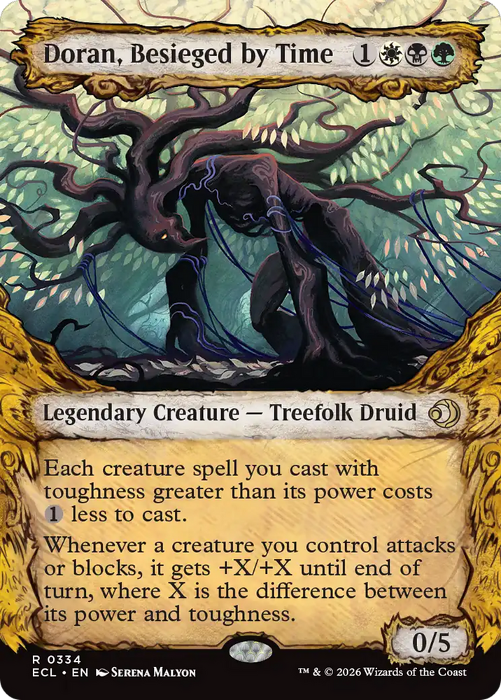 Doran, Besieged by Time (Showcase) [Lorwyn Eclipsed]