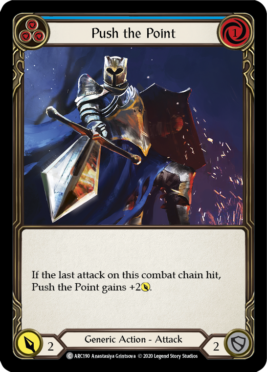 Push the Point (Blue) [ARC190] Unlimited Edition Rainbow Foil