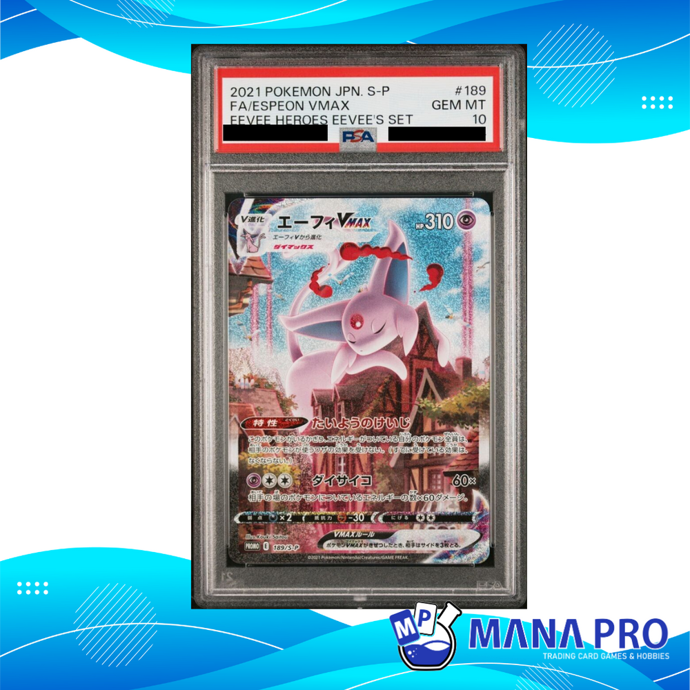 ESPEON VMAX PROMO 189/S-P PSA 10 JPN