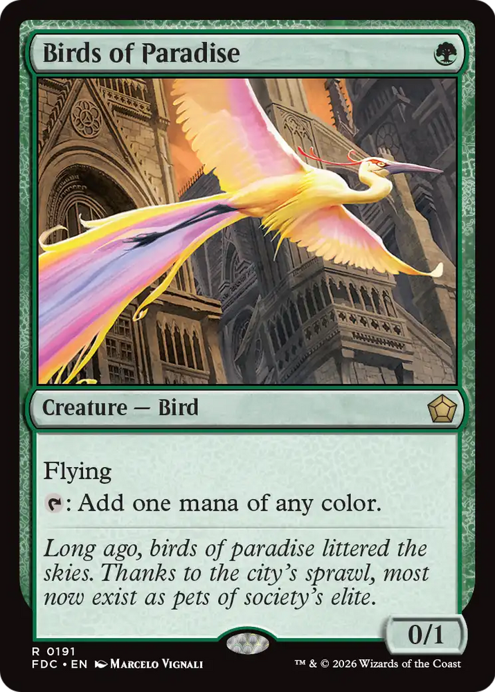 Birds of Paradise [Foundations Commander]