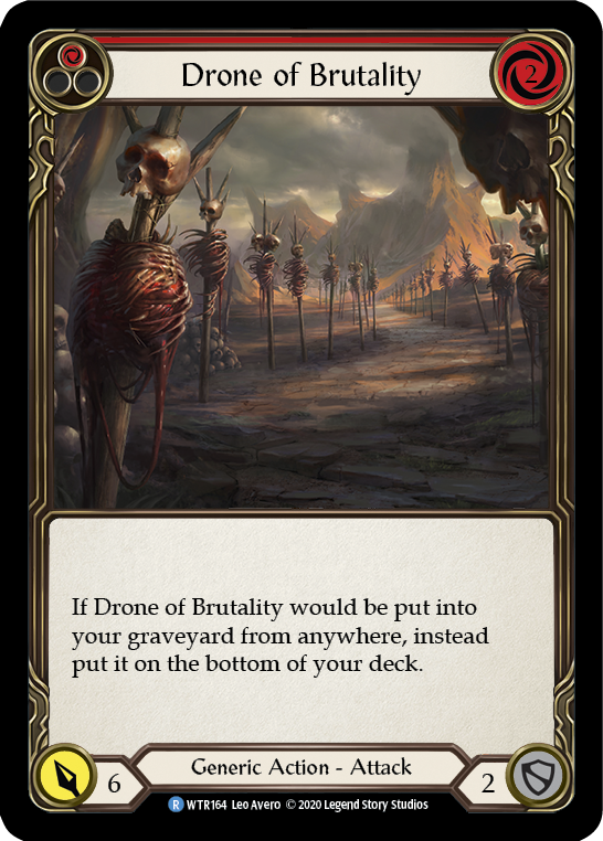 Drone of Brutality (Red) [WTR164] Unlimited Edition Normal