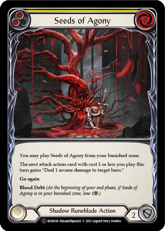 Seeds of Agony (Yellow) [U-MON184] Unlimited Edition Normal