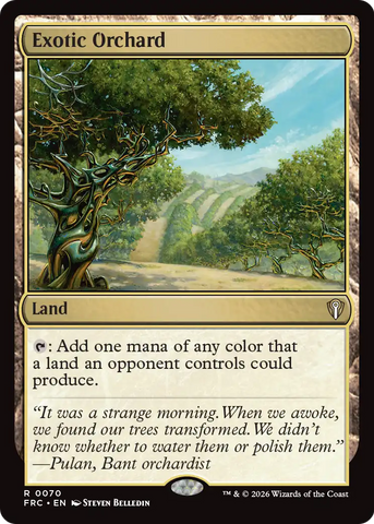 Exotic Orchard [Reality Fracture Commander]
