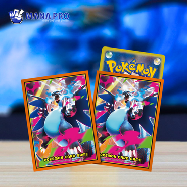 CARD SLEEVES - Mega Charizard X Pokemon Sleeves (64pcs)