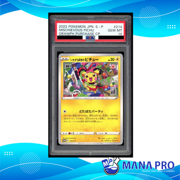 MISCHIEVOUS PICHU PROMO 214/S-P PSA 10 (JPN)