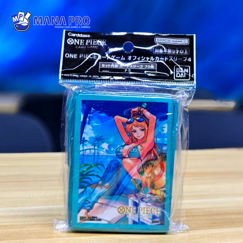 one piece card sleeves custom ONE PIECE CARD GAME NAMI OFFICIAL SLEEVES
