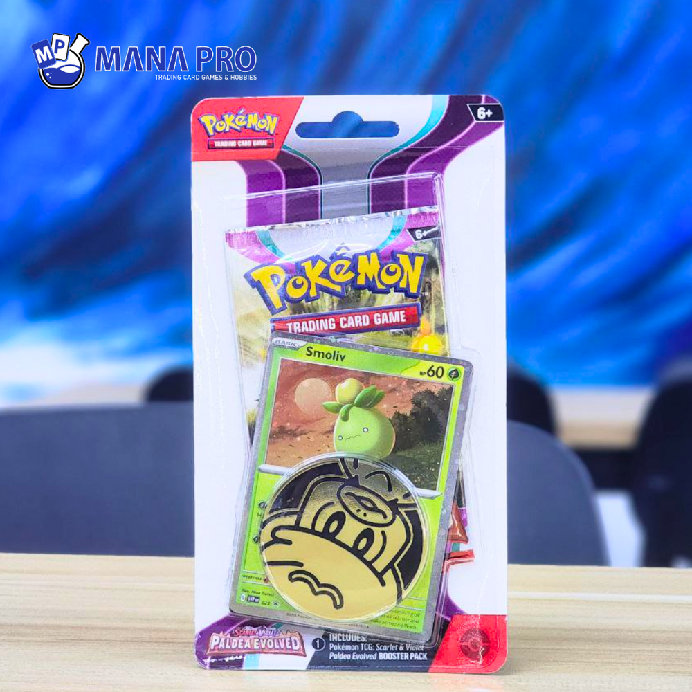 Scarlet & Violet: Paldea Evolved - Single Pack Blister (Smoliv) Scarlet & Violet: Paldea Evolved - Single Pack Blister (Smoliv)
