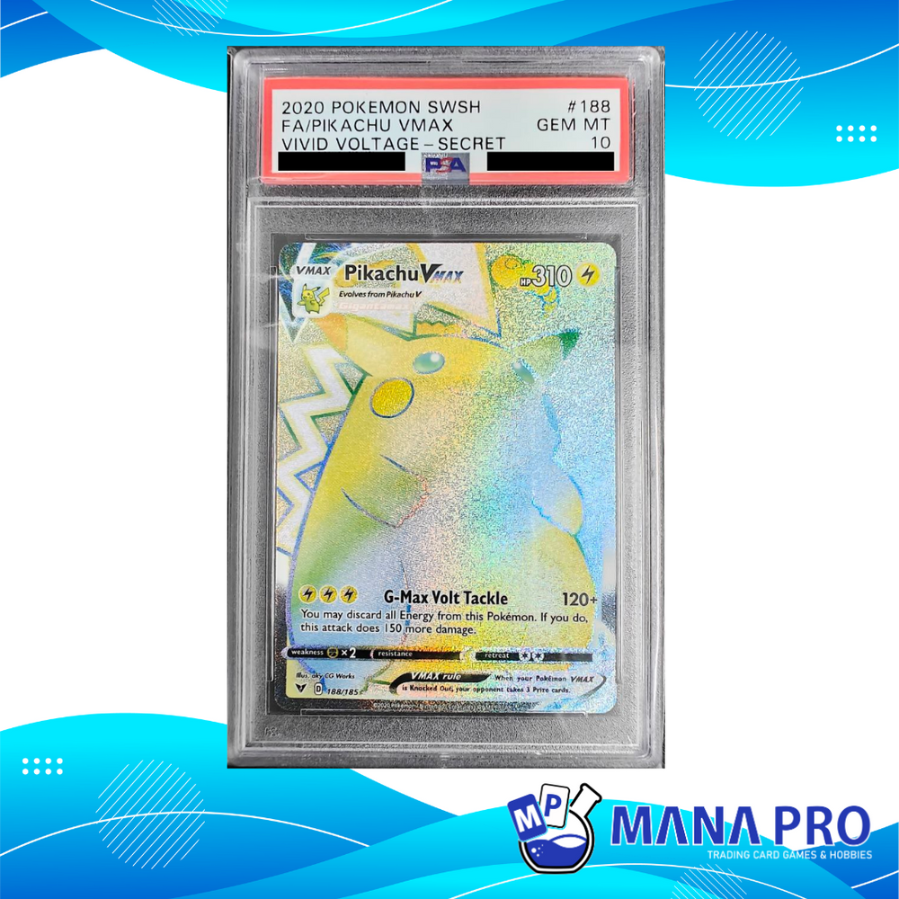 PIKACHU VMAX 188/185 PSA 10