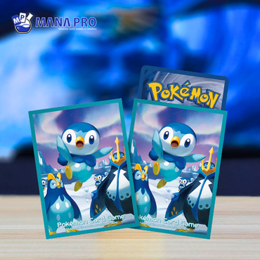 CARD SLEEVES - Piplup & Prinplup & Empoleon Pokemon Sleeves (64pcs)