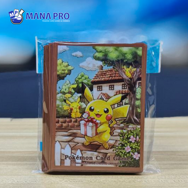 CARD SLEEVES - PIKACHU'S GIFT 64 SLEEVES