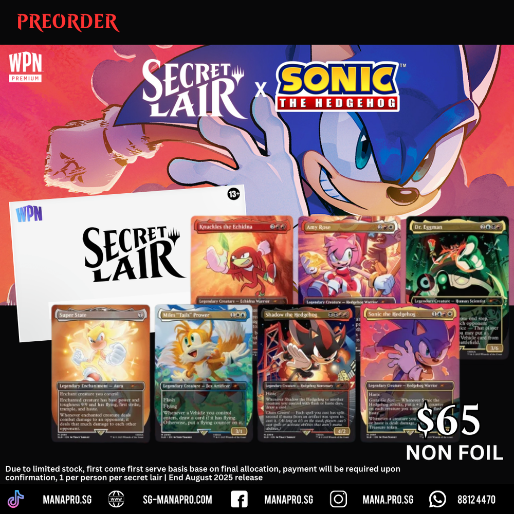 Secret Lair: Drop Series - Secret Lair x Sonic the Hedgehog (Friends & Foes - Non-Foil)