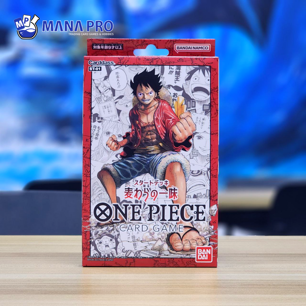 bandai namco one piece tcg: straw hat crew starter deck TCG ST-01 (50-Card COLLECTION REALM One Piece Card Game Starter