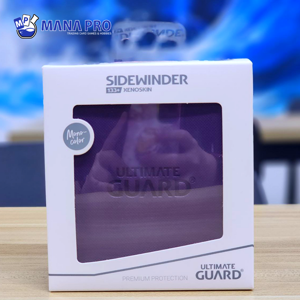 ULTIMATE GUARD 133+ SIDEWINDER XENOSKIN MONOCOLOR PURPLE CASE BOX