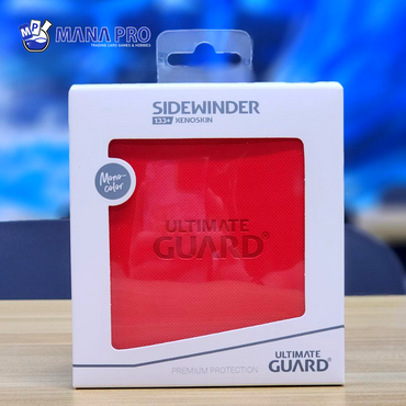 ULTIMATE GUARD 133+ SIDEWINDER XENOSKIN MONOCOLOR RED CASE BOX