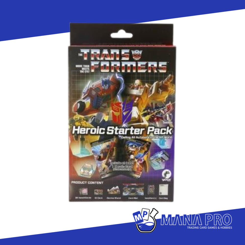 VANCH CARD TRANSFORMER AR HEROIC STARTER PACK