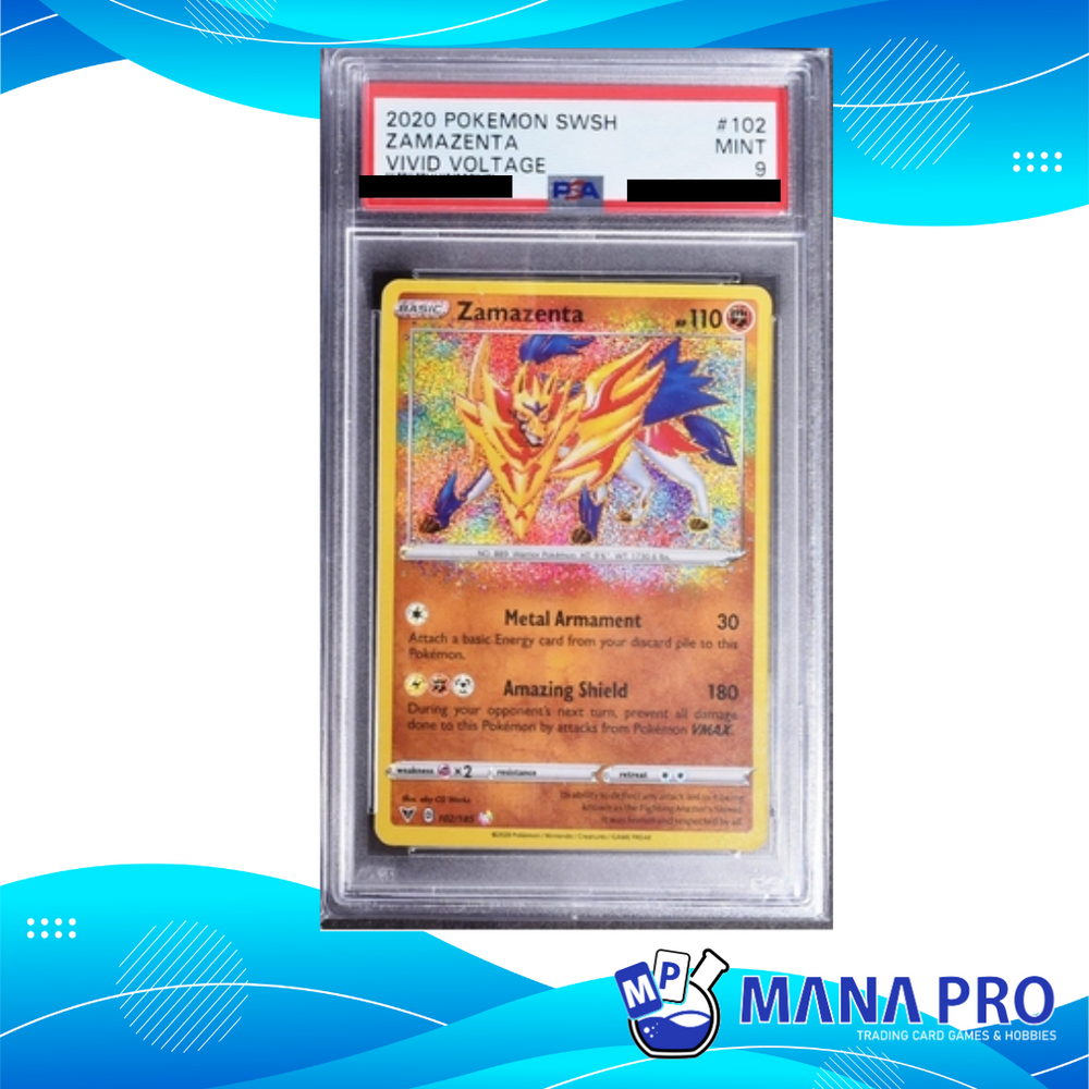 ZAMAZENTA 102/185 PSA 9 VIVID VOLTAGE